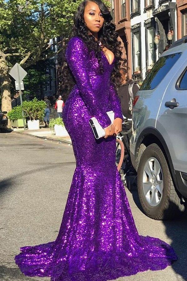 sequence style gown