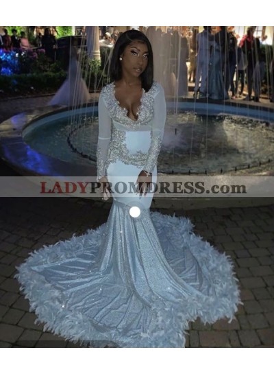 Sexy Mermaid V-neck 2023 Prom Dress