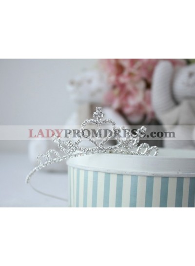 Fashion Girl's Shiny Crown First Communion Crown Cheap Girl's Headwear