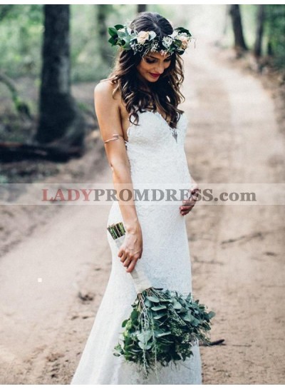 2023 Newly Sheath Lace Sweetheart Backless Maternity Wedding Dresses / Bridal Gowns