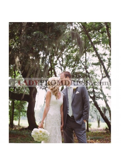 2023 Sexy Sheath Sweetheart Lace Back Hole Elegant Wedding Dresses / Bridal Gowns
