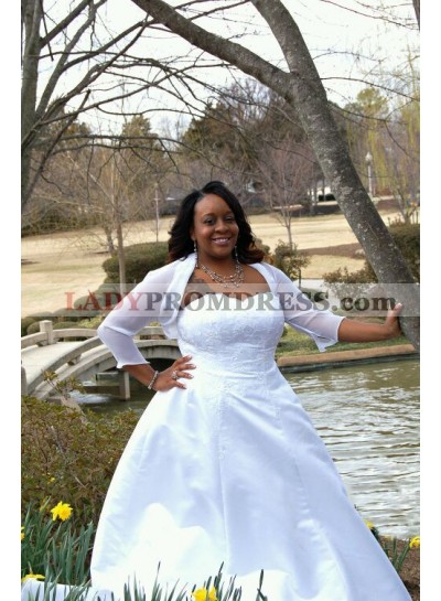 2023 New Arrival A Line Long Sleeves White Sweetheart Lace Wedding Dresses
