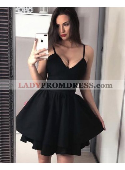 2023 A Line Red Halter Sweetheart Short Homecoming Dresses
