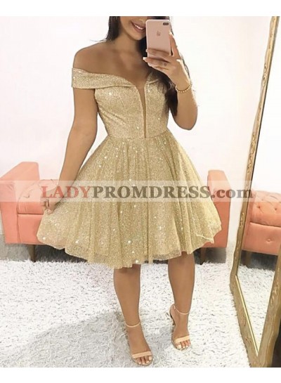 2023 A Line White Off Shoulder Sweetheart Short Homecoming Dresses