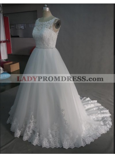 A-line Lace Wedding Dresses