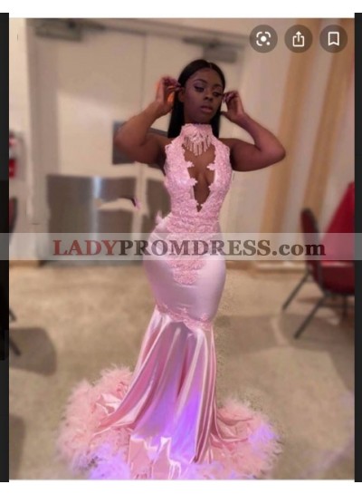 2023 Mermaid Pink Prom Dresses