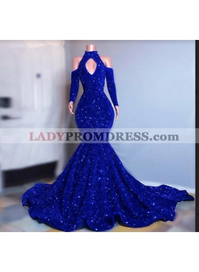 2023 Royal Blue Mermaid Prom Dresses