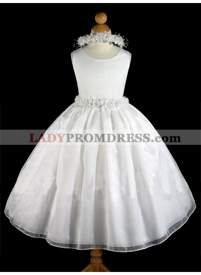 2023 Absorbing Applique Sleeveless Cute A-Line First Communion Dresses / Flower Girl Dresses