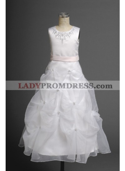 Enticing 2023 New Style Round Applique A-line Actual First Communion Dresses 