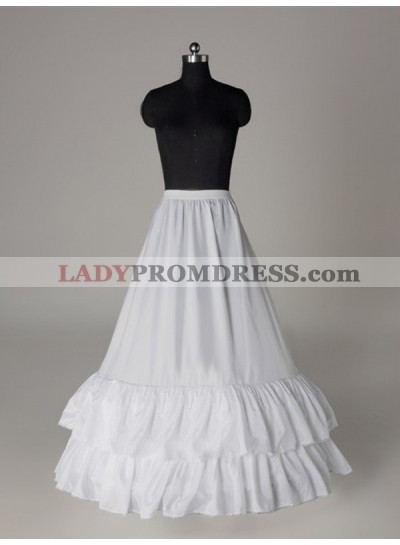 Nice Nylon A-Line 1 Tier Floor Length Slip Style/Wedding Petticoats