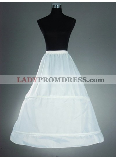 Nylon A-Line 1 Tier Floor Length Slip Style/Wedding Petticoats