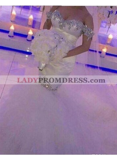 2023 New Arrival Mermaid Sweetheart Off The Shoulder Wedding Dresses