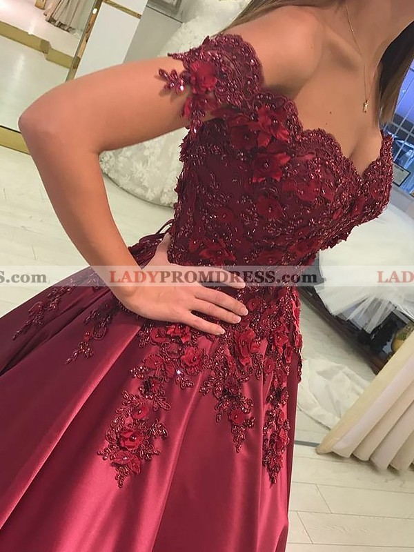 maroon debut gown