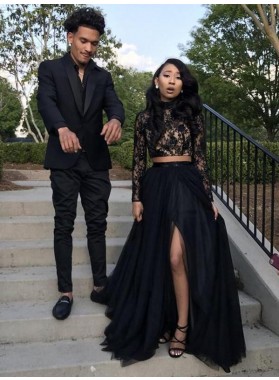 grad dresses black