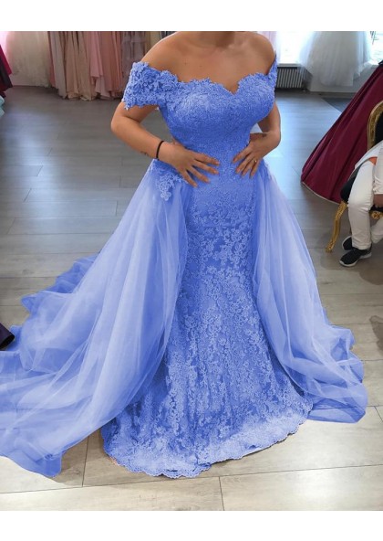off shoulder dress with shawl
