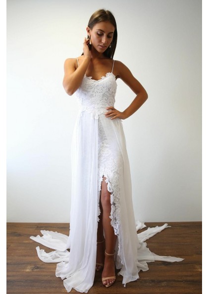 high low beach wedding dresses