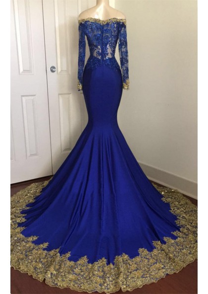 royal blue and gold prom
