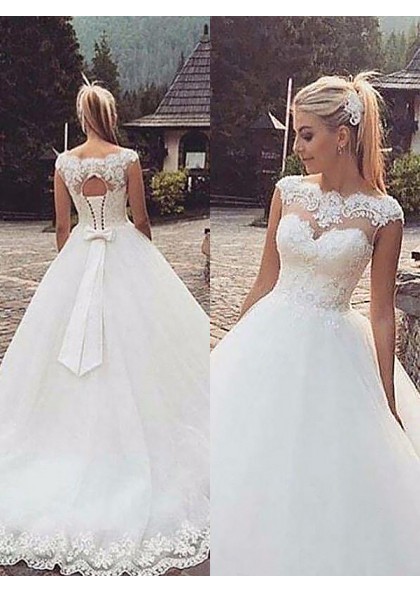 lace sweetheart wedding dress