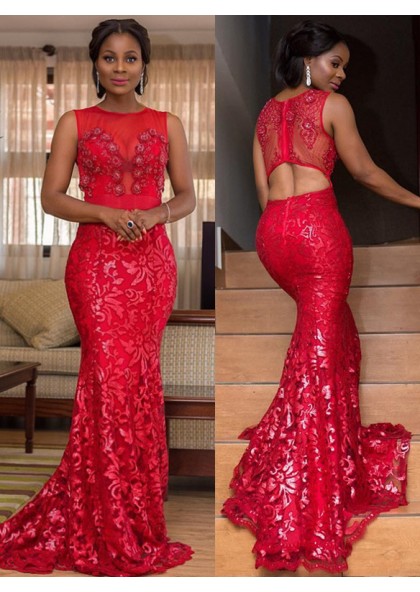red lace styles