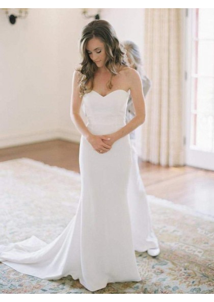 strapless sheath