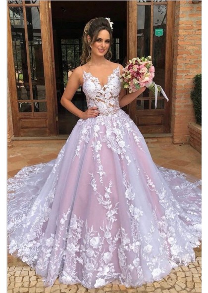 dusty rose ball gown