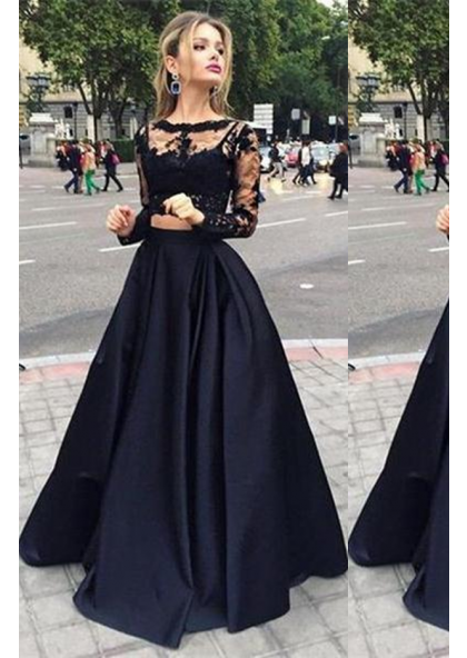 princess with black dress