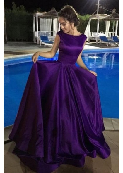 purple gown design