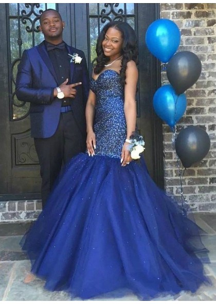 blue prom outfits