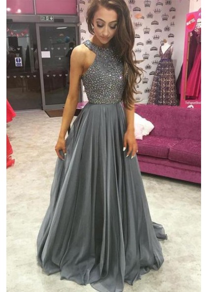 silver prom dresses cheap