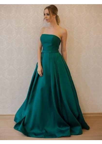 simple teal dress