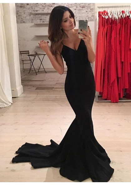 long sleeve open back prom dress